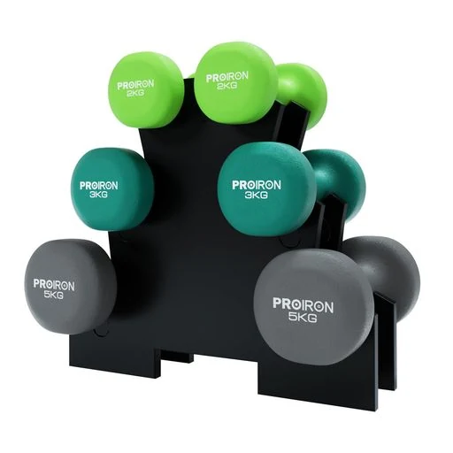 PROIRON ダンベルセット 2kg・3kg・5kg ラック付き